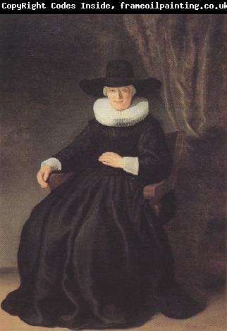 REMBRANDT Harmenszoon van Rijn portrait of Maria Bockenoolle (mk33)